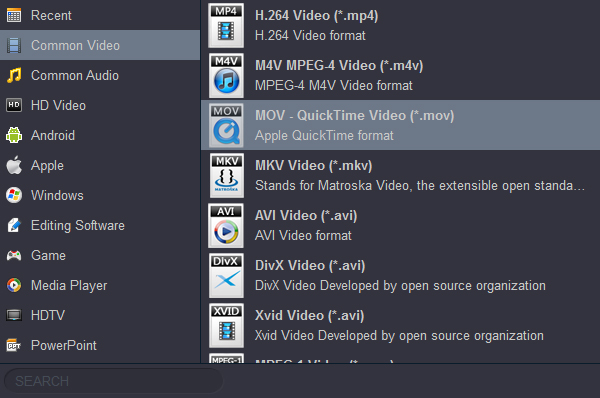 Convert MXF to QuickTime MOV for After Effects