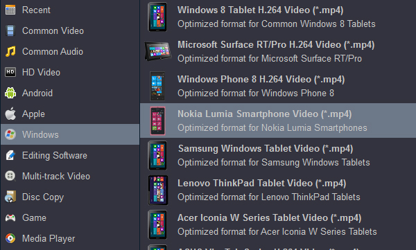 Limia Smartphone Video Converter - convert iTunes M4V and M4A for Lumia 950